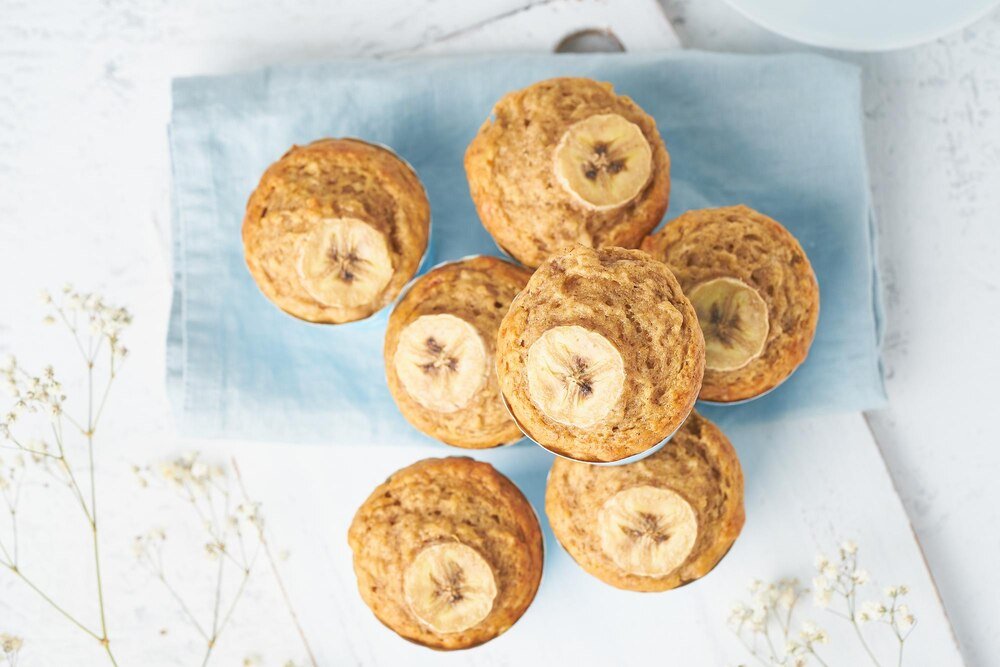 Fit ciastka owsiane z bananem – zdrowa przekąska bez cukru